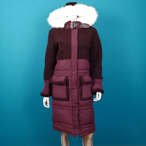 Urbancode London Faux Fur Borg Puffer 